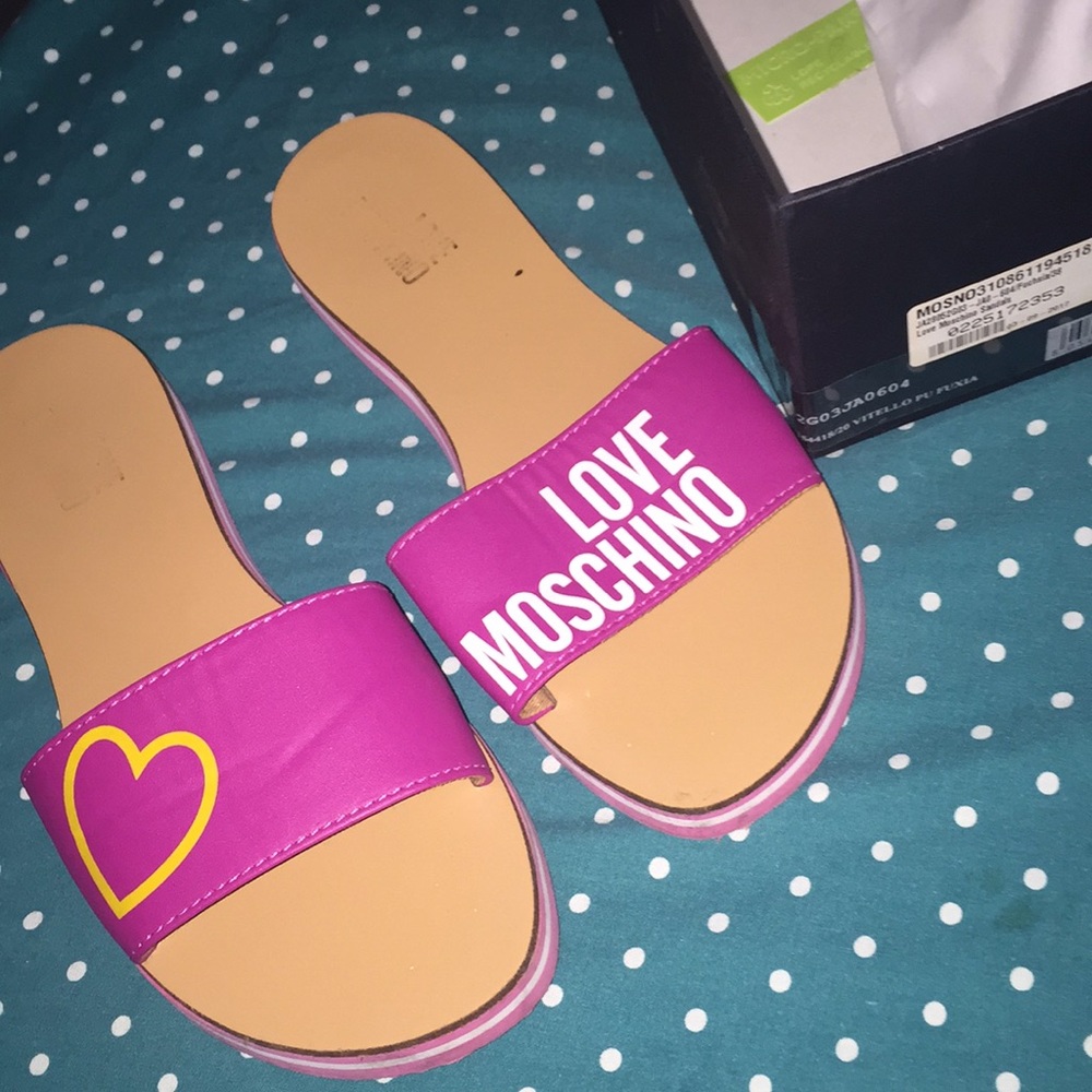 Love Moschino Sandals Fuchsia/38